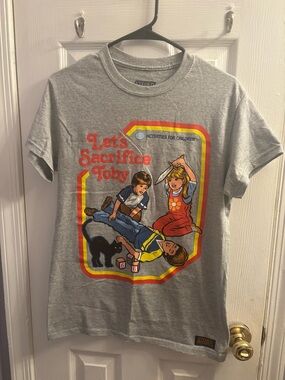 Steuben Gray Graphic Tee - Let’s Sacrifice Toby